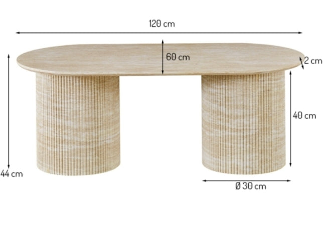 Table Basse Travertin
